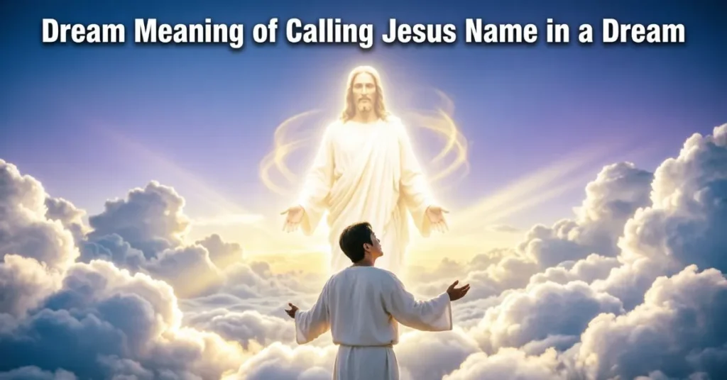 Dream Meaning of Calling Jesus Name in a Dream