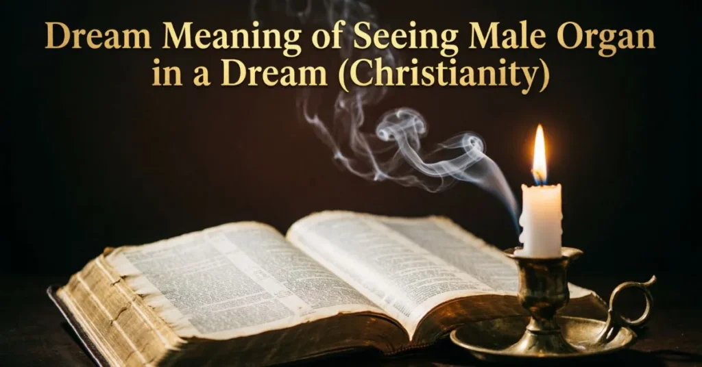 Dream Meaning of Seeing Male Organ in a Dream (Christianity)