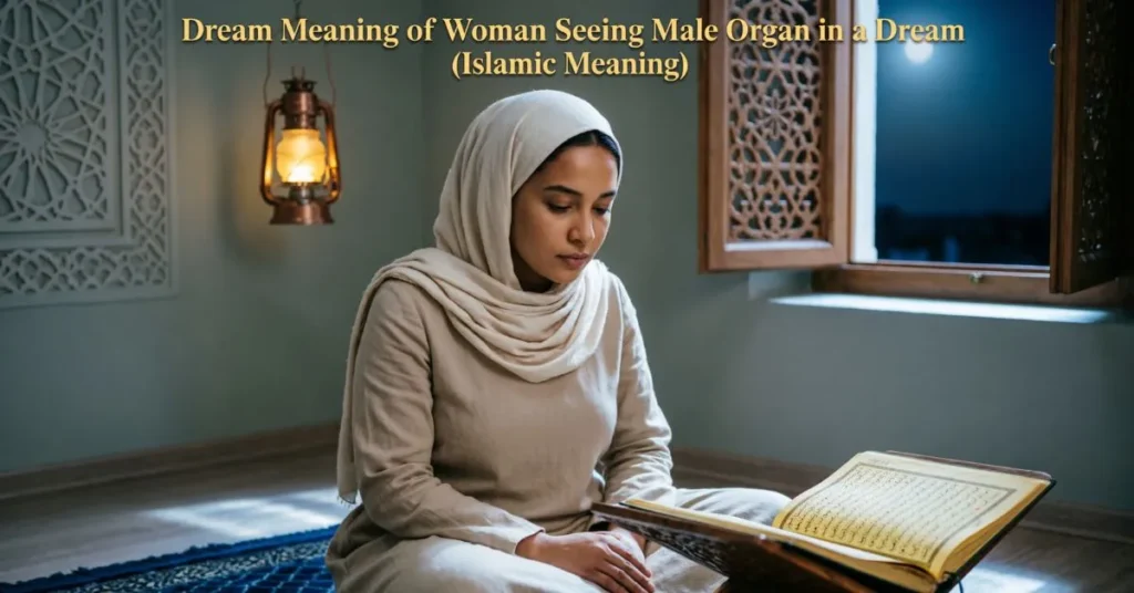 Dream Meaning of Woman Seeing Male Organ in a Dream (Islamic Meaning)
