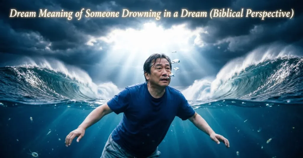 Dream Meaning of Someone Drowning in a Dream (Biblical Perspective)