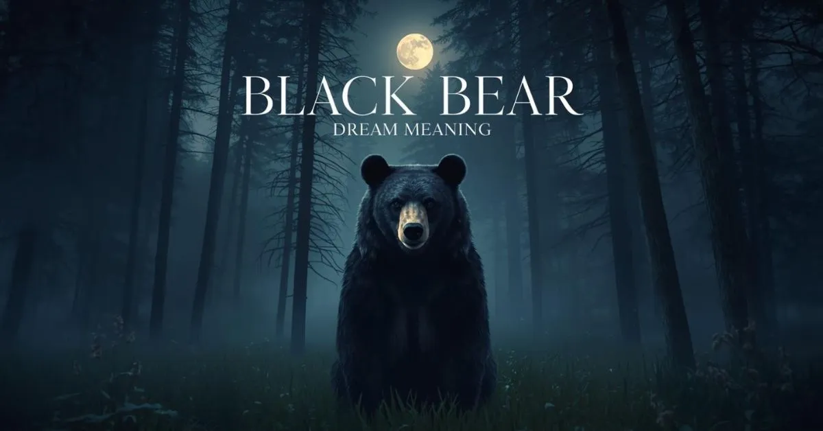 Black Bear Dream Meaning