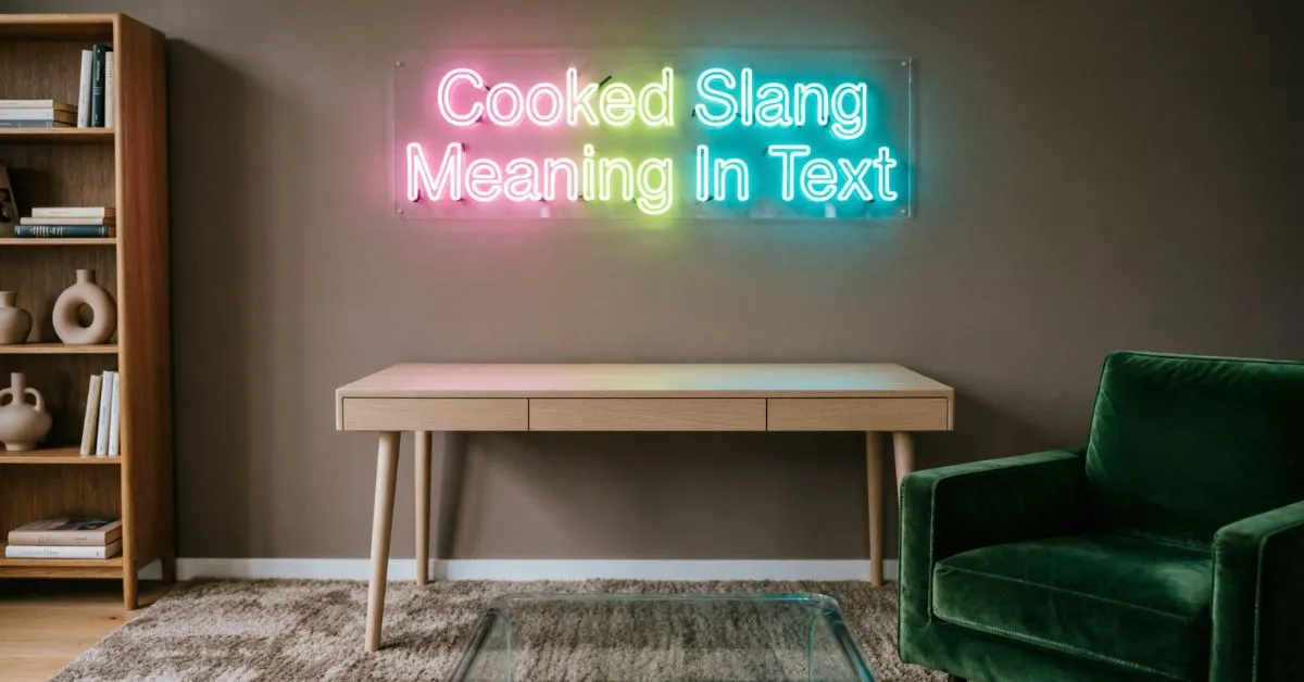 Cooked Slang Meaning In Text