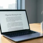 Oligarchy Meaning In Text