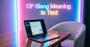 OP Slang Meaning In Text