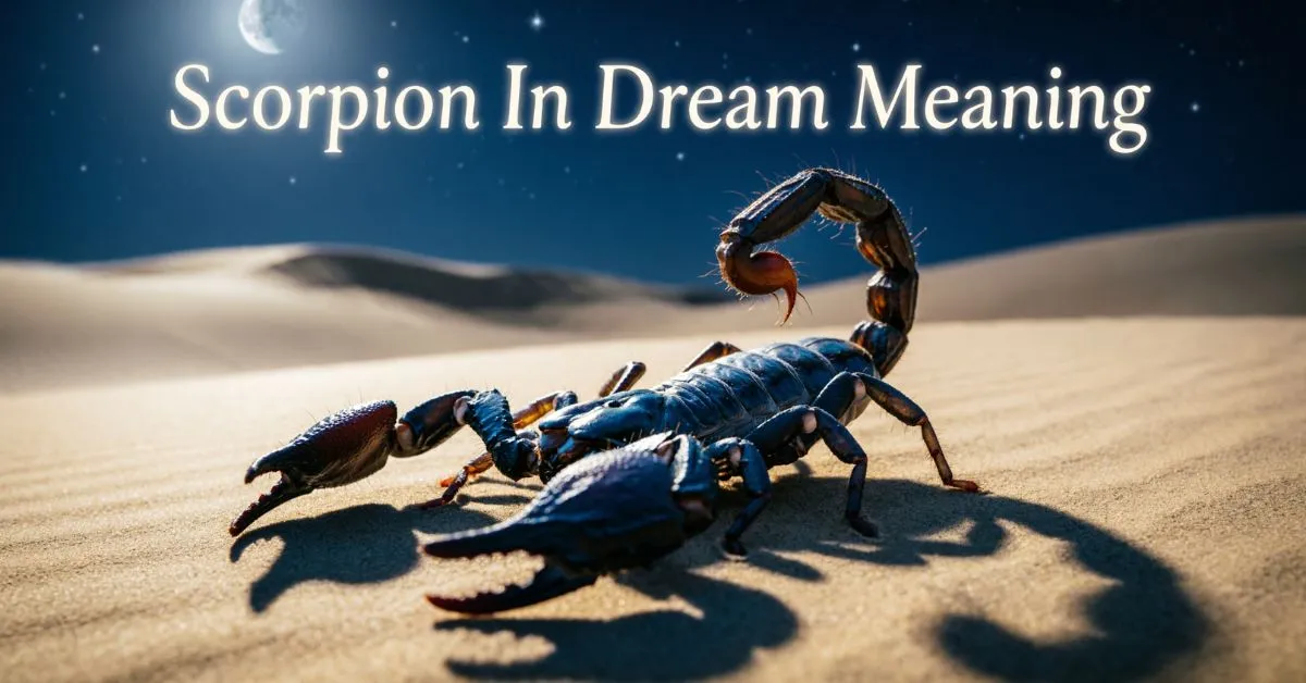 Scorpion In Dream Meaning