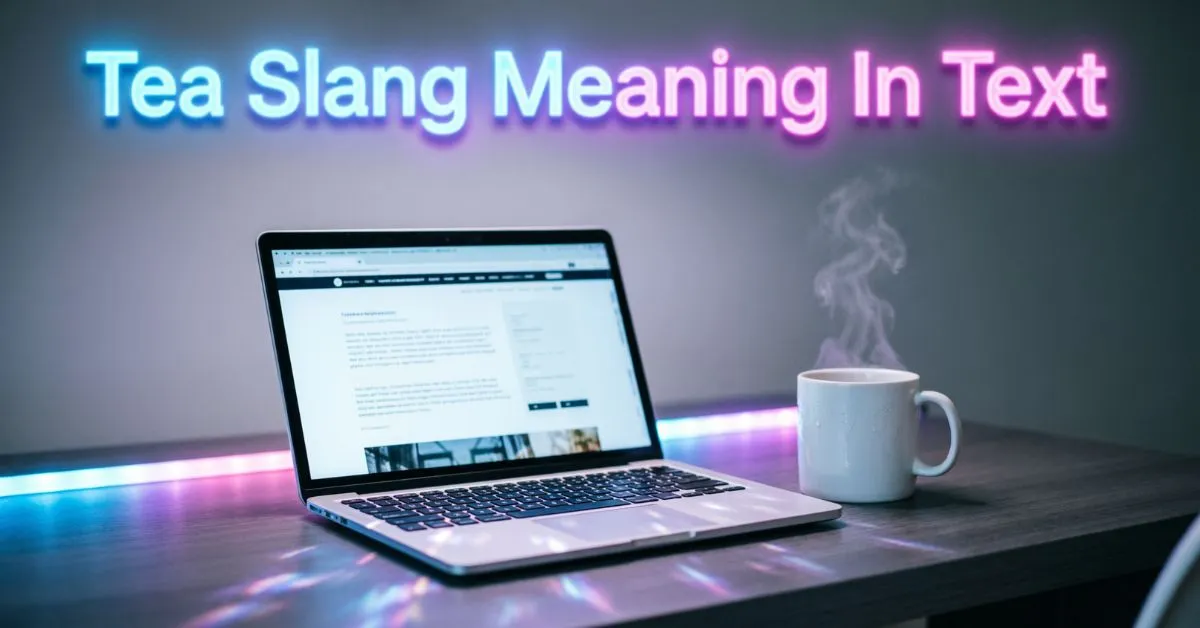 Tea Slang Meaning In Text