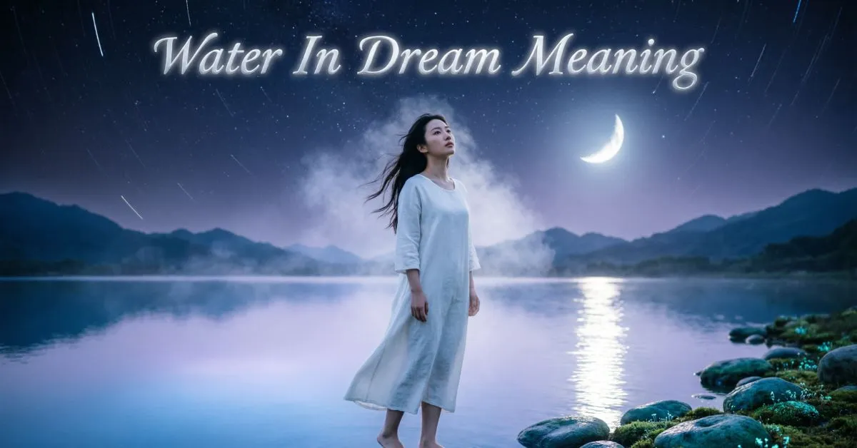 Water In Dream Meaning